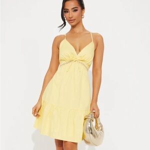 Fashion Nova Sunny Yellow Mini Dress